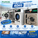 Máy Giặt Công Nghiệp 40kg Chuyên Dụng Cho Khách Sạn, Bệnh Viện, Xưởng Giặt